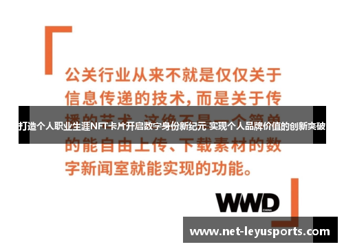 打造个人职业生涯NFT卡片开启数字身份新纪元 实现个人品牌价值的创新突破 打造个人职业生涯NFT卡片开启数字身份新纪元 实现个人品牌价值的创新突破