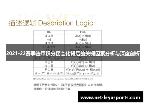 2021-22赛季法甲积分榜变化背后的关键因素分析与深度剖析 2021-22赛季法甲积分榜变化背后的关键因素分析与深度剖析