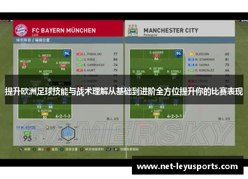 提升欧洲足球技能与战术理解从基础到进阶全方位提升你的比赛表现 提升欧洲足球技能与战术理解从基础到进阶全方位提升你的比赛表现